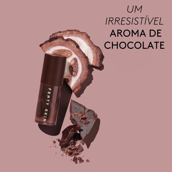 DOUBLE GLOSS SET: FENTY TREATZ CACAO + GLOSS BOMB MINI HOT CHOCOLIT